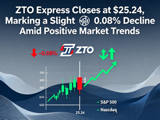 ZTO Express Closes at $25.24, Marking a Slight 0.08% Decline Amid Positive Market Trends