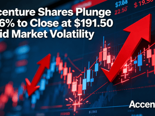 Accenture Shares Plunge 2.66% to Close at $191.50 Amid Market Volatility