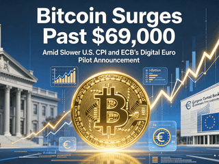 Bitcoin Surges Past $69,000 Amid Slower U.S. CPI and ECB's Digital Euro Pilot Announcement