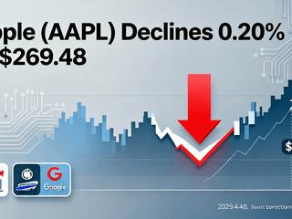 Apple (AAPL) Declines 0.20% to $269.48 Amidst Market Correction and Competitive Pressures