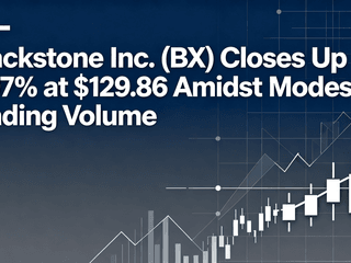 Blackstone Inc. (BX) Closes Up 0.07% at $129.86 Amidst Modest Trading Volume