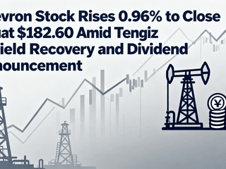 Chevron Stock Rises 0.96% to Close at $182.60 Amid Tengiz Oilfield Recovery and Dividend Announcement
