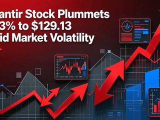 Palantir Stock Plummets 4.83% to $129.13 Amid Market Volatility