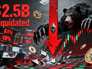 Ethereum Plummets Nearly 10% as $2.5 Billion Liquidated Amid Bearish Market Sentiment
