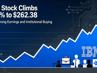 IBM Stock Climbs 1.10% to $262.38 Amid Strong Earnings and Institutional Buying