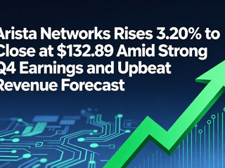 Arista Networks Rises 3.20% to Close at $132.89 Amid Strong Q4 Earnings and Upbeat Revenue Forecast