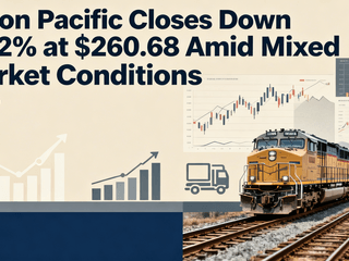 Union Pacific Closes Down 0.42% at $260.68 Amid Mixed Market Conditions