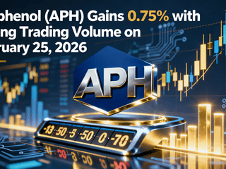 Amphenol (APH) Gains 0.75% with Strong Trading Volume on February 25, 2026