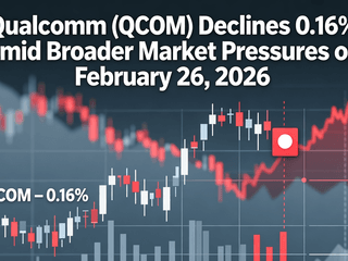 Qualcomm (QCOM) Declines 0.16% Amid Broader Market Pressures on February 26, 2026