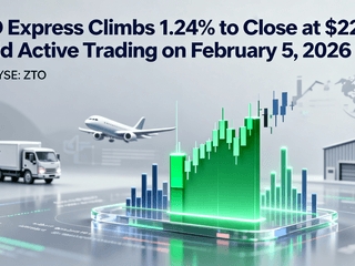 ZTO Express Climbs 1.24% to Close at $22.79 Amid Active Trading on February 5, 2026