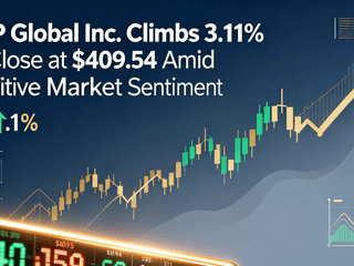 S&P Global Inc. Climbs 3.11% to Close at $409.54 Amid Positive Market Sentiment