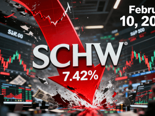 SCHW Plummets 7.42% Amid Broader Market Volatility on February 10, 2026