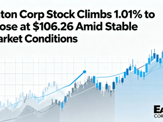 Eaton Corp Stock Climbs 1.01% to Close at $106.26 Amid Stable Market Conditions