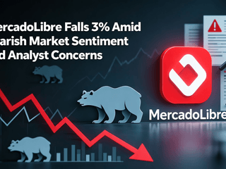 MercadoLibre Falls 3% Amid Bearish Market Sentiment and Analyst Concerns