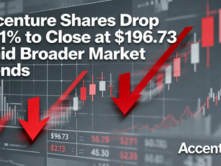 Accenture Shares Drop 2.21% to Close at $196.73 Amid Broader Market Trends