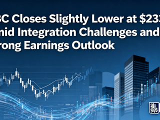 RBC Closes Slightly Lower at $233.96 Amid Integration Challenges and Strong Earnings Outlook