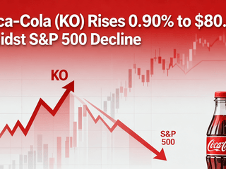 Coca-Cola (KO) Rises 0.90% to $80.56 Amidst S&P 500 Decline