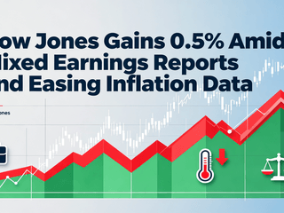 Dow Jones Gains 0.5% Amid Mixed Earnings Reports and Easing Inflation Data