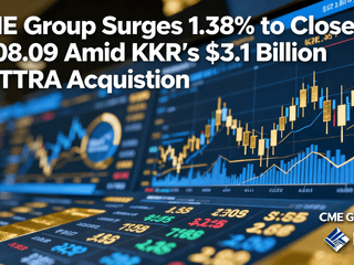 CME Group Surges 1.38% to Close at $308.09 Amid KKR's $3.1 Billion OSTTRA Acquisition