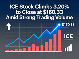 ICE Stock Climbs 3.20% to Close at $160.33 Amid Strong Trading Volume