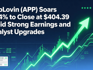 Applovin (APP) Soars 7.44% to Close at $404.39 Amid Strong Earnings and Analyst Upgrades