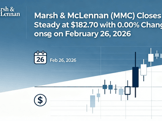 Marsh & McLennan (MMC) Closes Steady at $182.70 with 0.00% Change on February 26, 2026