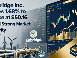 Enbridge Inc. Rises 1.68% to Close at $50.16 Amid Strong Market Activity
