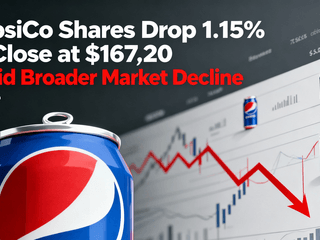 PepsiCo Shares Drop 1.15% to Close at $167.20 Amid Broader Market Decline