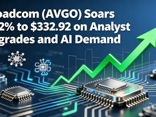 Broadcom (AVGO) Soars 7.22% to $332.92 on Analyst Upgrades and AI Demand