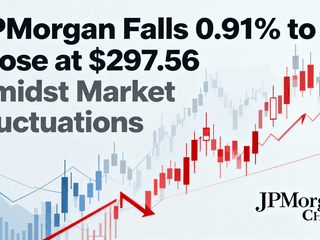 JPMorgan Falls 0.91% to Close at $297.56 Amidst Market Fluctuations