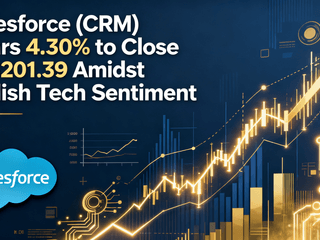 Salesforce (CRM) Soars 4.30% to Close at $201.39 Amidst Bullish Tech Sentiment
