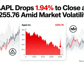 AAPL Drops 1.94% to Close at $255.76 Amid Market Volatility