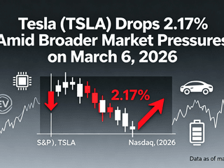 Tesla (TSLA) Drops 2.17% Amid Broader Market Pressures on March 6, 2026