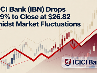 ICICI Bank (IBN) Drops 1.69% to Close at $26.82 Amidst Market Fluctuations