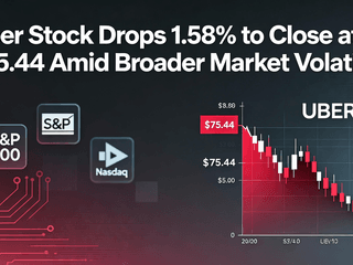 Uber Stock Drops 1.58% to Close at $75.44 Amid Broader Market Volatility