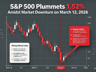 S&P 500 Plummets 1.52% Amidst Market Downturn on March 12, 2026