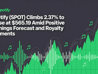 Spotify (SPOT) Climbs 2.37% to Close at $565.19 Amid Positive Earnings Forecast and Royalty Payments