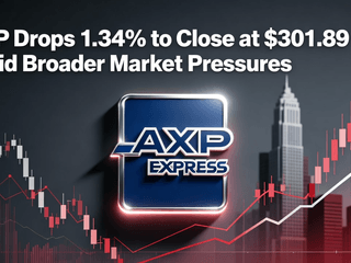 AXP Drops 1.34% to Close at $301.89 Amid Broader Market Pressures