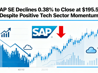 SAP SE Declines 0.38% to Close at $195.58 Despite Positive Tech Sector Momentum