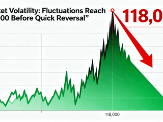 Market Volatility: Fluctuations Reach 118,000 Before Quick Reversal