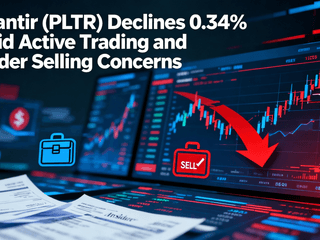 Palantir (PLTR) Declines 0.34% Amid Active Trading and Insider Selling Concerns