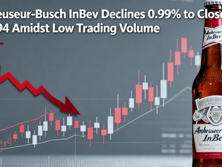 Anheuser-Busch InBev Declines 0.99% to Close at $71.94 Amidst Low Trading Volume
