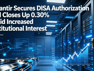 Palantir Secures DISA Authorization and Closes Up 0.30% Amid Increased Institutional Interest