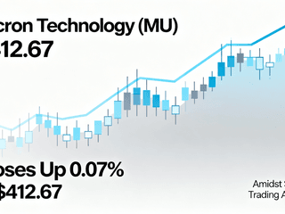 Micron Technology (MU) Closes Up 0.07% at $412.67 Amidst Stable Trading Activity