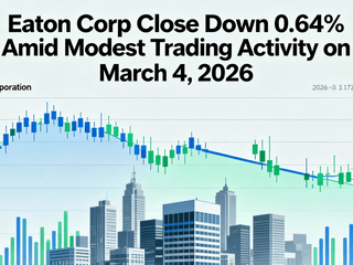 Eaton Corp Closes Down 0.64% Amid Modest Trading Activity on March 4, 2026
