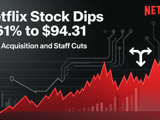 Netflix Stock Dips 0.61% to $94.31 Amid Acquisition and Staff Cuts