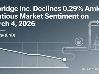 Enbridge Inc. Declines 0.29% Amid Cautious Market Sentiment on March 4, 2026