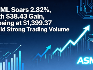 ASML Soars 2.82% with $38.43 Gain, Closing at $1,399.37 Amid Strong Trading Volume