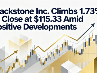 Blackstone Inc. Climbs 1.73% to Close at $115.33 Amid Positive Developments