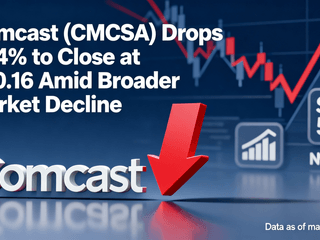 Comcast (CMCSA) Drops 1.34% to Close at $30.16 Amid Broader Market Decline